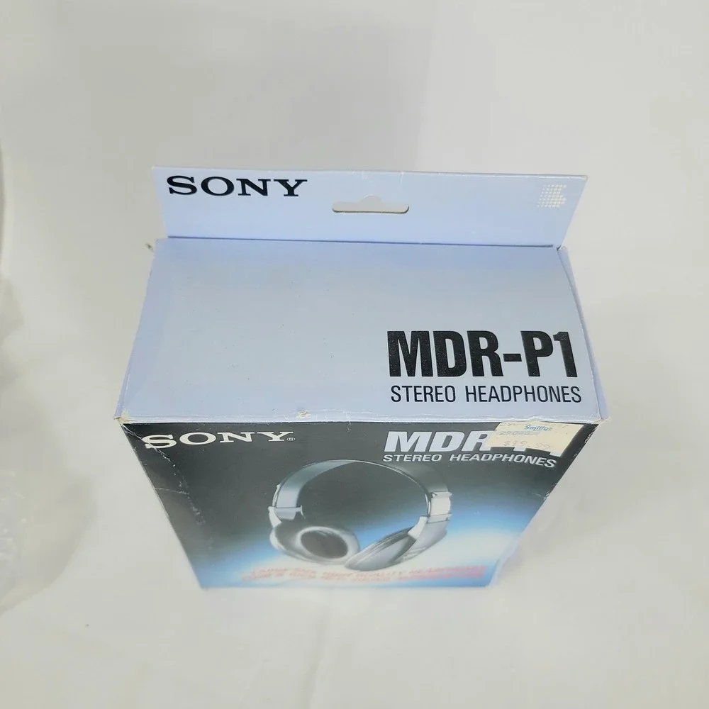 Vintage Sony MDR-P1 Dynamic Stereo Wired Headphones Black Over-Ear Hi-Fi Tested